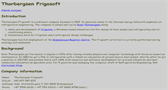 Desktop Screenshot of frigosoft.no