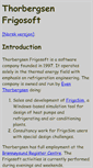 Mobile Screenshot of frigosoft.no