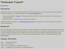 Tablet Screenshot of frigosoft.no